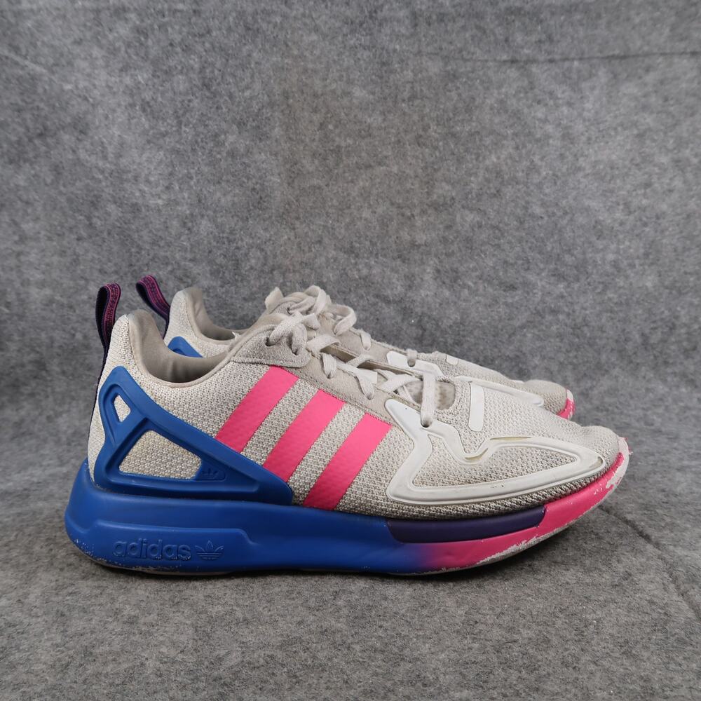 Adidas Shoes Womens 7 Athletic Trainer Originals ZX 2K Flux Sneakers Casual Pink